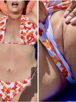 Wife Flashing her Pussy