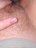 Fiances unshaved pussy