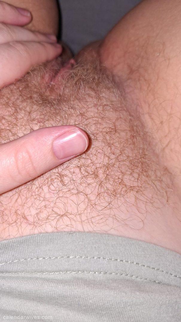 Fiances unshaved pussy