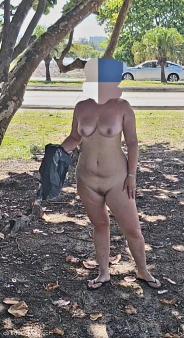 Wife Naked in Public