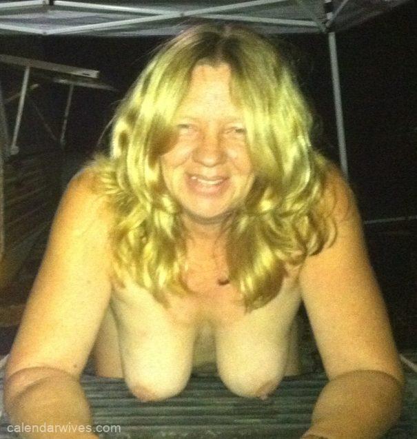 Wife tits in camp