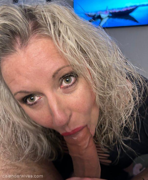 Naughty wife loves to suck cock
